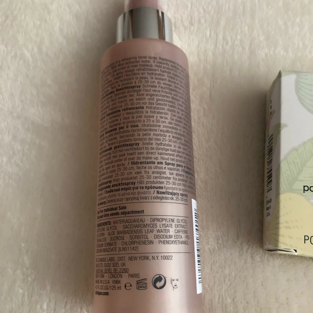 Clinique Moisture Surge Spray and Beyond Perfecting Foundation